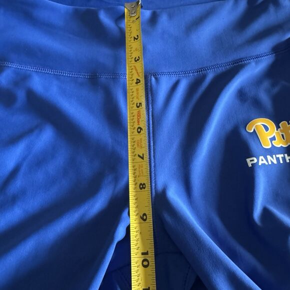 Pitt Panthers Wear By Erin Andrews Blue Leggings Large NCAA Striped Side Logo - Picture 9 of 10